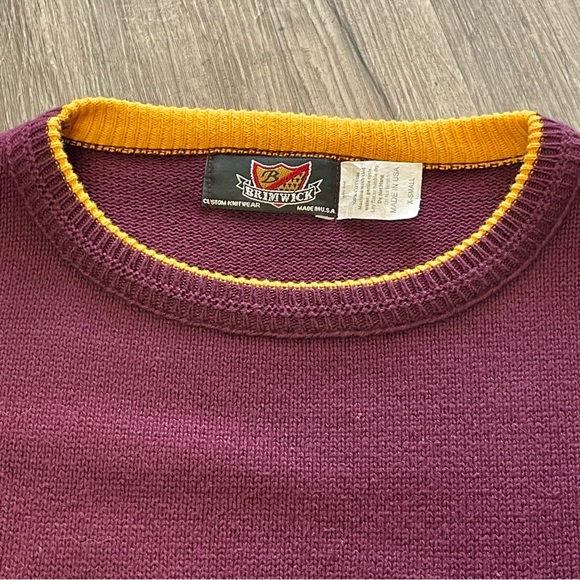 Vintage Minnesota Gophers Alumni Spirit Squad Letterman Varsity Patch Sweater - Picture 5 of 14